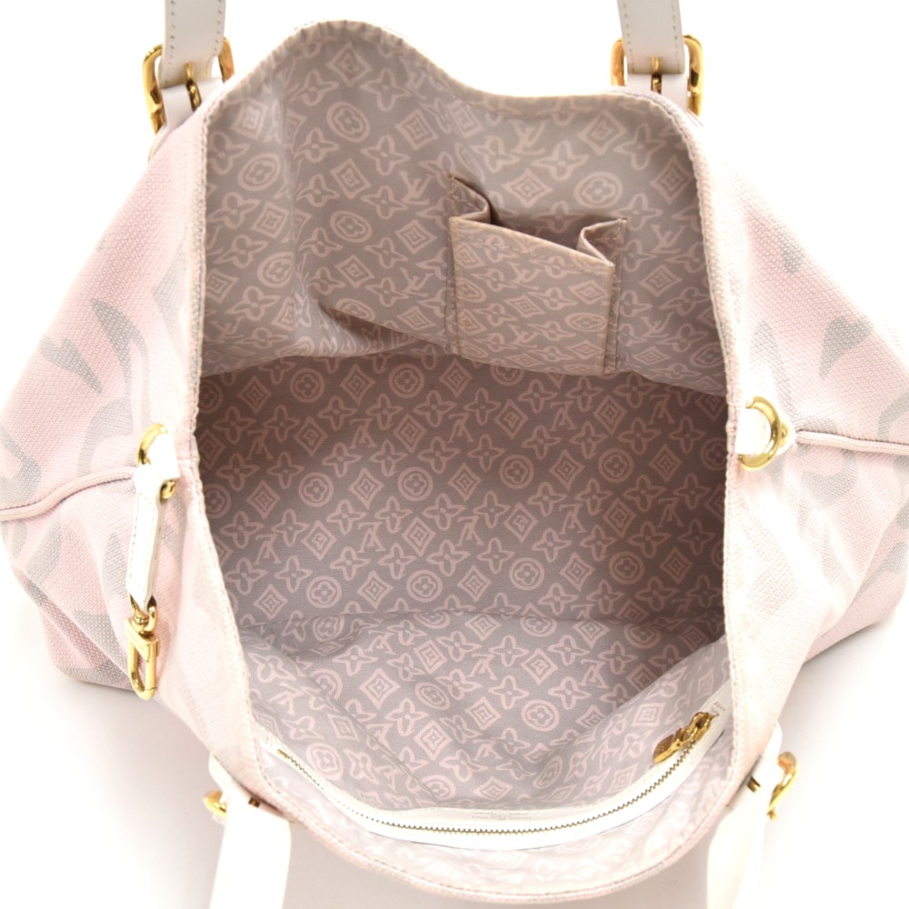Louis Vuitton Pink And Gray Canvas Monogram Tahitienne PM Gold Hardware,  2008 Available For Immediate Sale At Sotheby's