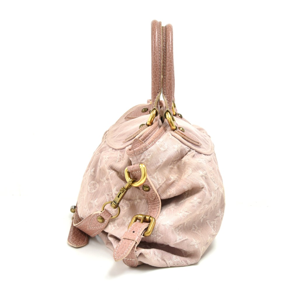 Louis+Vuitton+N%C3%A9o+Cabby+Shoulder+Bag+Pink+Denim for sale online