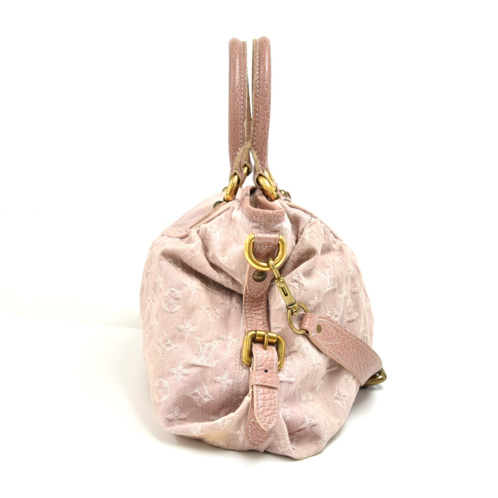 Louis Vuitton Neo Cabby MM Pink Rose Monogram Denim Shoulder Bag at 1stDibs   pink denim louis vuitton bag, louis vuitton pink denim bag, lv pink denim  bag