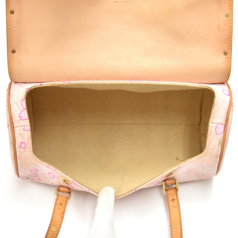 Louis Vuitton Papillon 27 Cherry Blossom Monogram Canvas Murakami Handbag -  2003 Limited