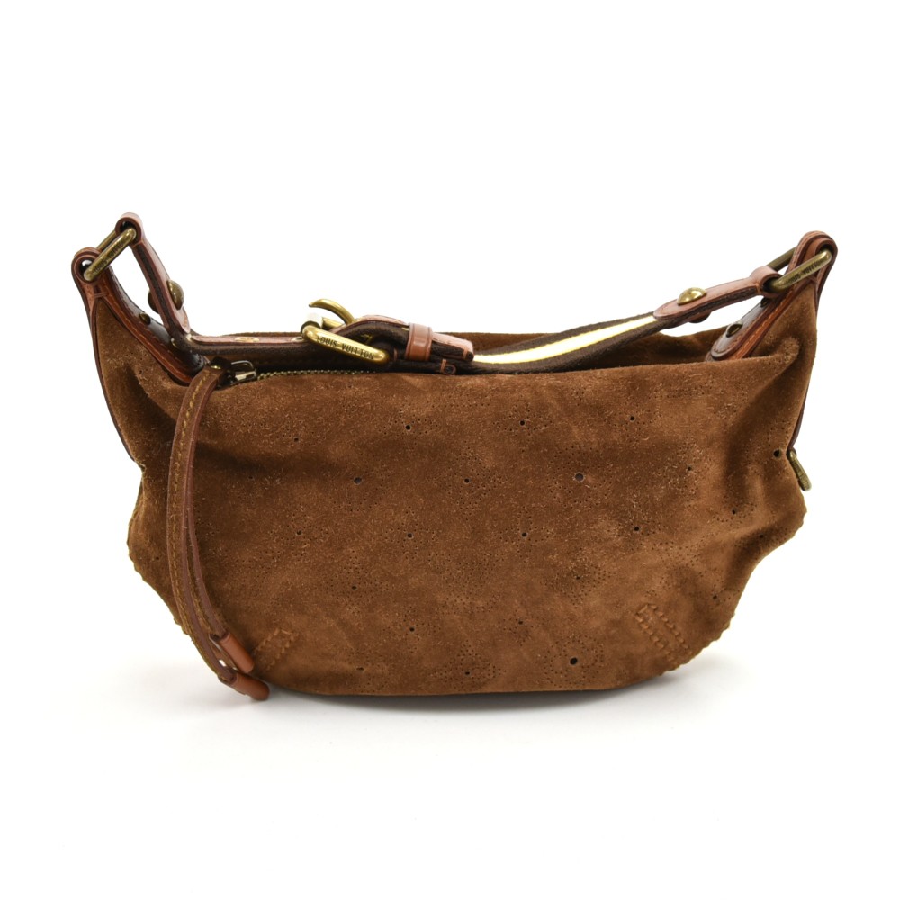 Noé leather handbag Louis Vuitton Brown in Leather - 28671829