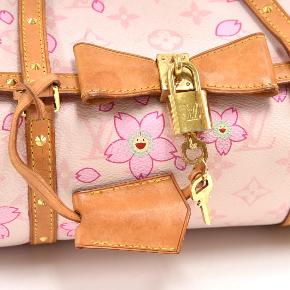 Louis Vuitton, Bags, Louis Vuitton Monogram Cherry Blossom Papillon Gm Takashi  Murakami Collaboration