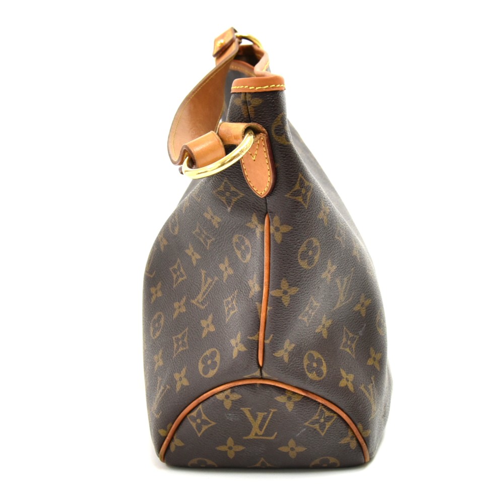 Authenticated used Louis Vuitton Louis Vuitton Delightful PM Shoulder Bag M50155 Monogram Canvas Leather Brown Semi-Shoulder One, Adult Unisex, Size