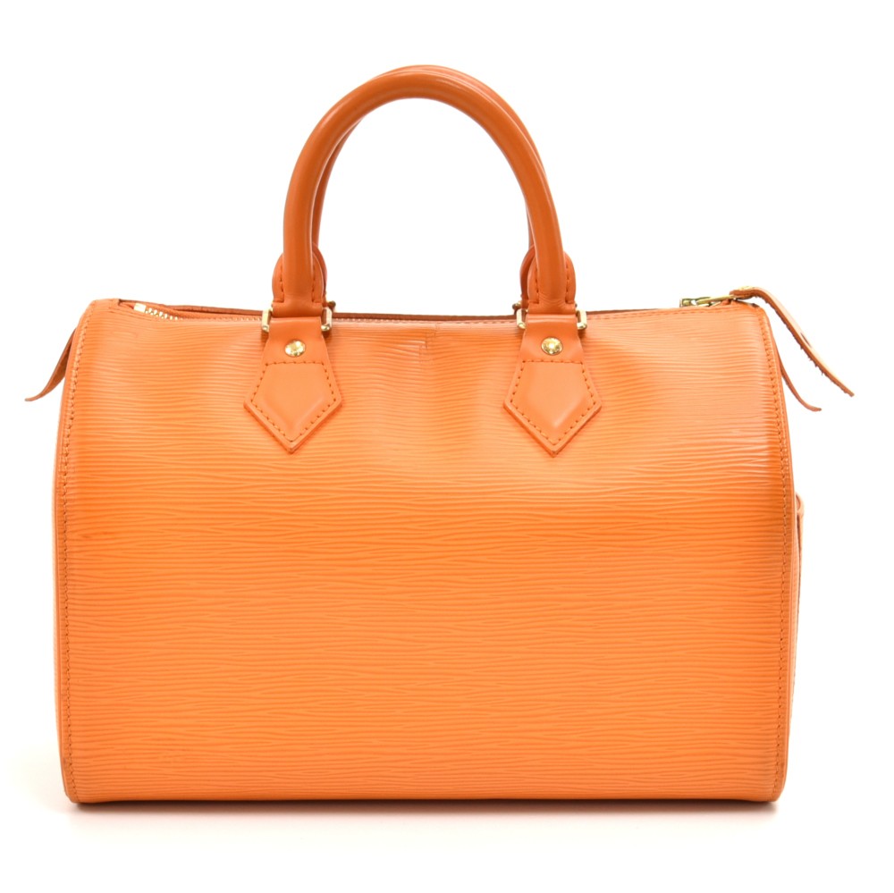 Louis Vuitton LV Jasmin Orange Handbag EPI Leather Bag M5208H