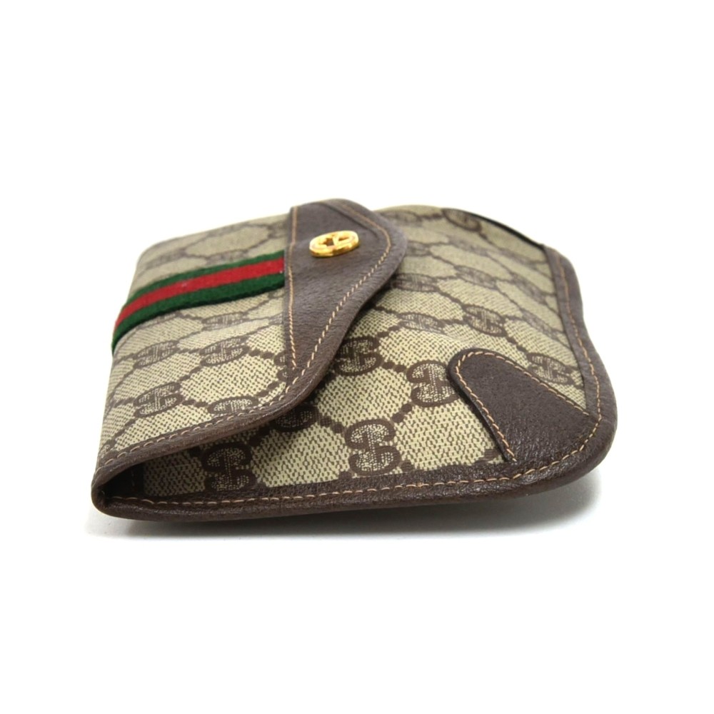 Gucci Vintage Beige Monogram Canvas Cosmetic Bag Clutch Bag – OPA Vintage