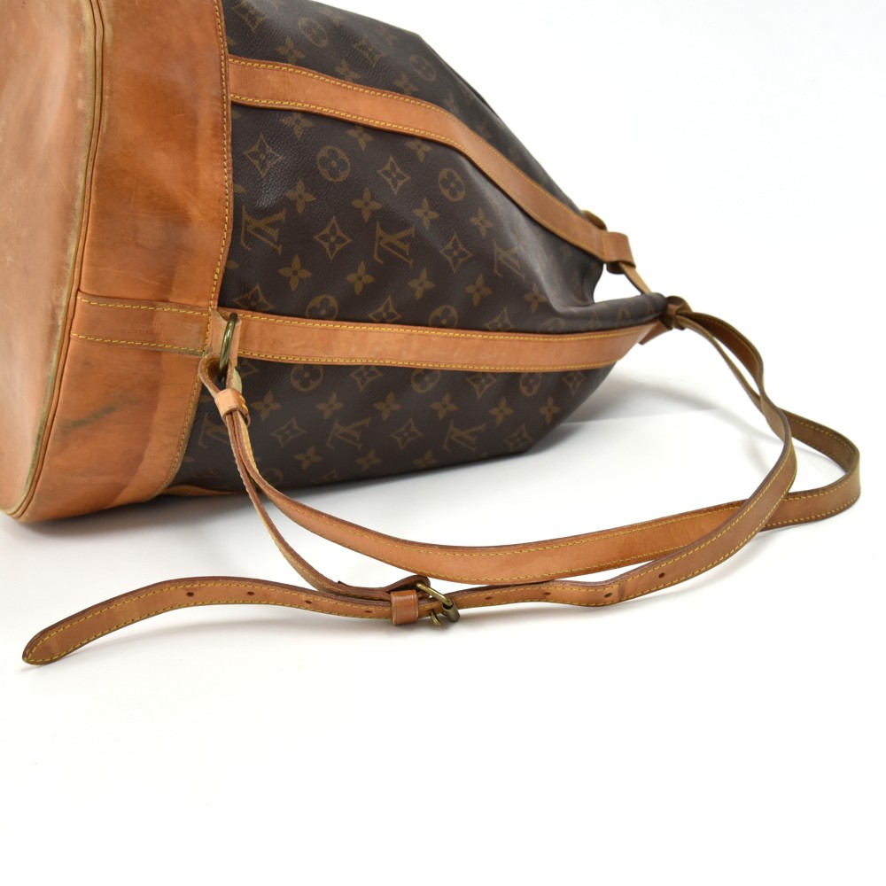 Louis Vuitton Monogram Randonnee GM Leather Fabric Brown Shoulder bag 697