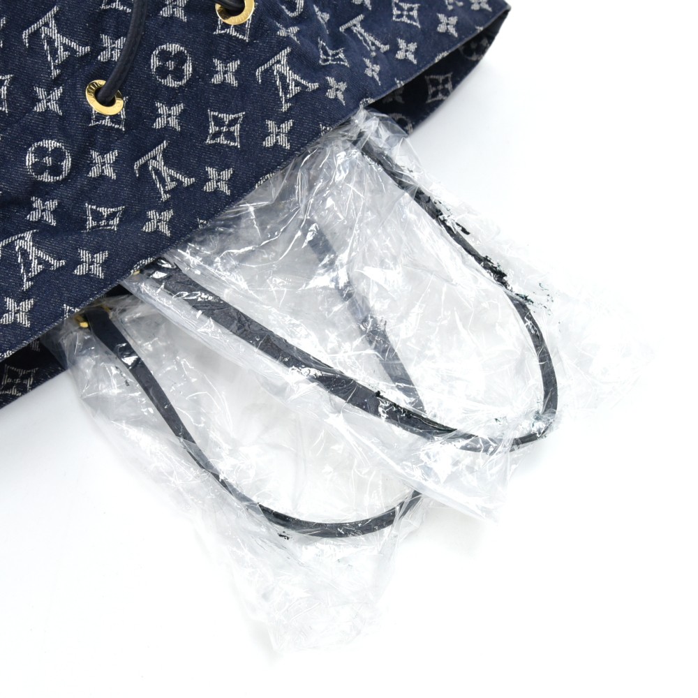 Louis Vuitton Louis Vuitton Noefull MM Blue Denim Monogram 2Way Bag 