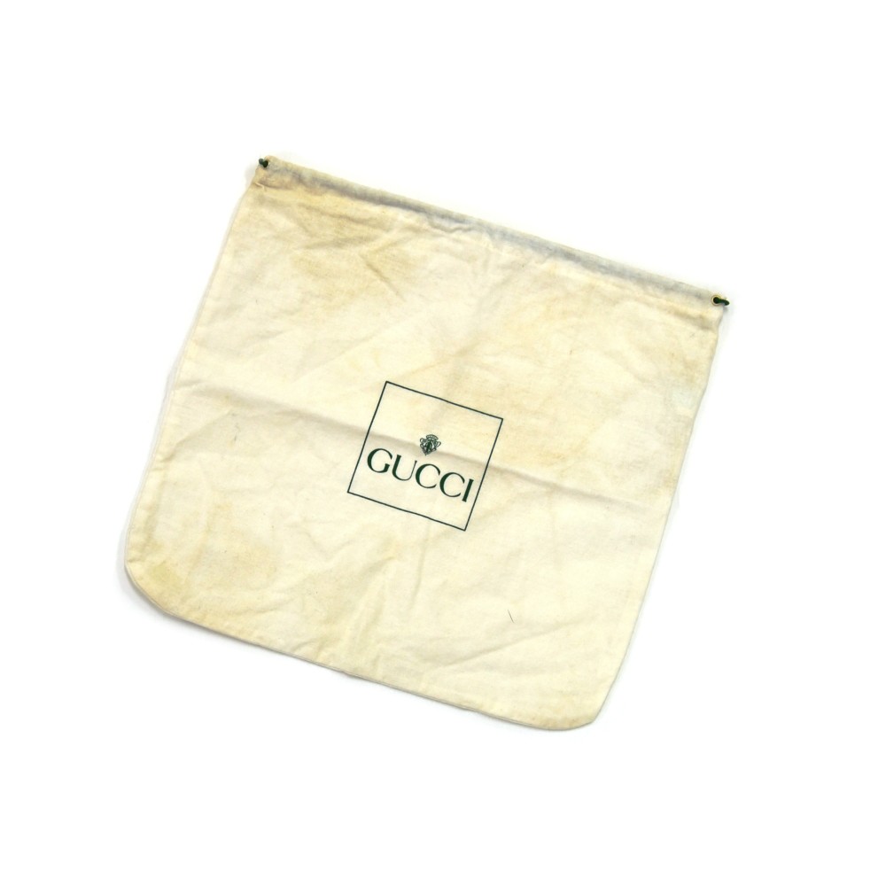 Gucci Vintage 1970s Green and Black Felt Dust Bag Tote Bag – Amarcord  Vintage Fashion