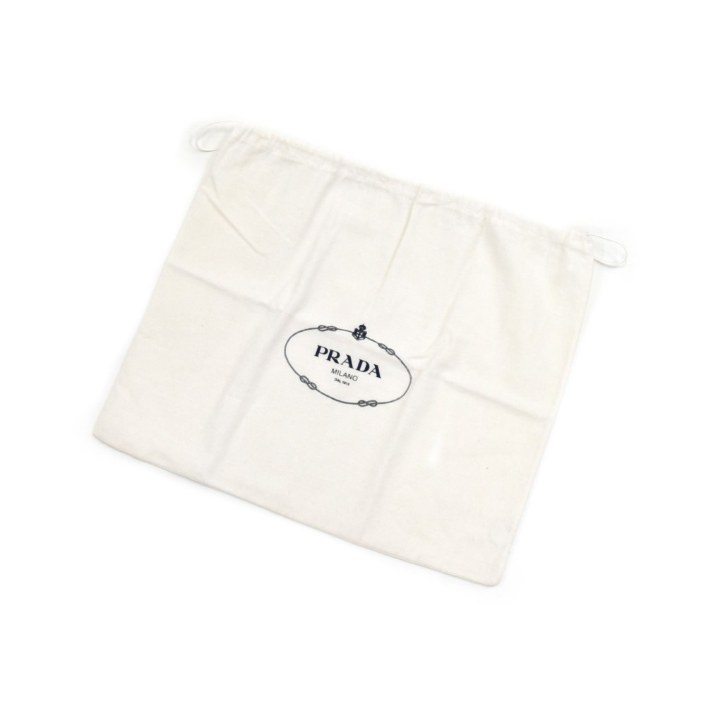 Prada Prada White Cotton Dust Bag Assortment of 4