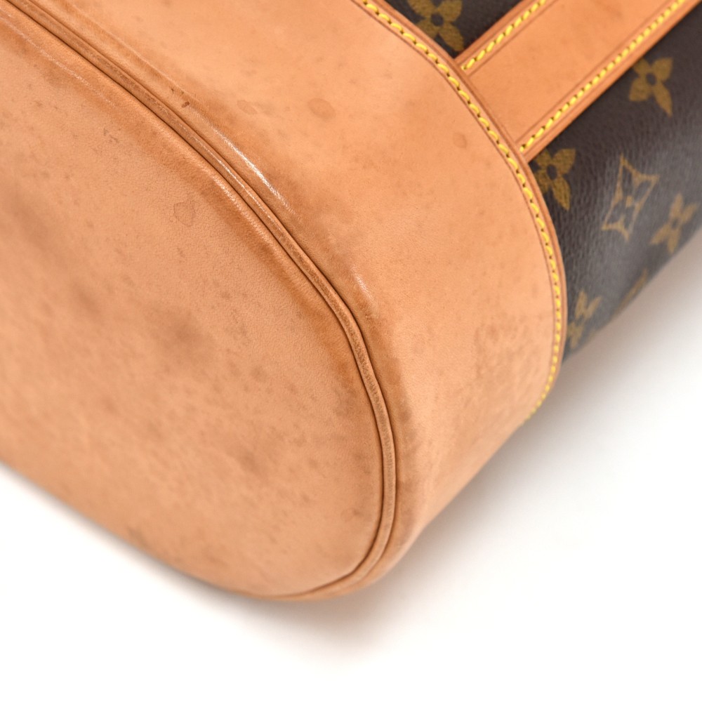 Louis Vuitton Monogram Randonnee PM Leather Fabric Brown Shoulder bag 563