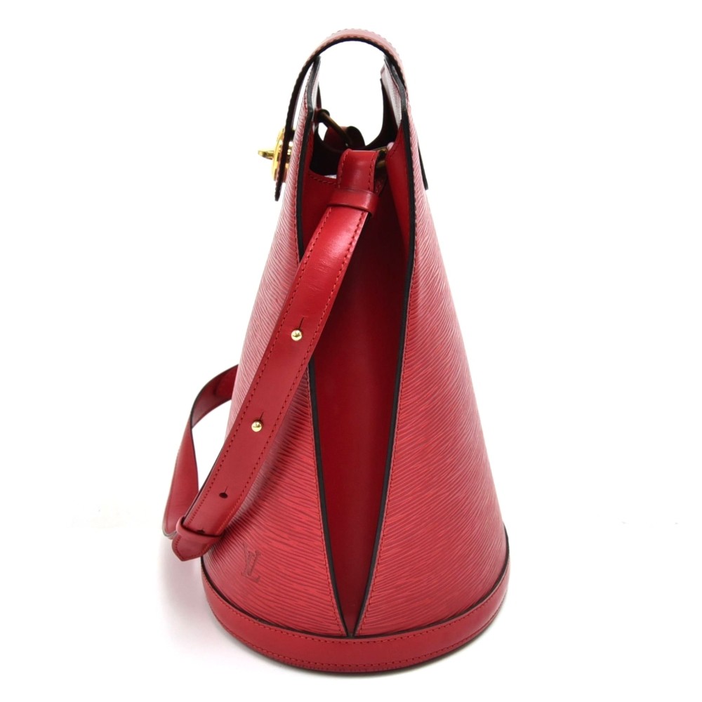 Louis Vuitton Cluny Red Leather ref.979659 - Joli Closet
