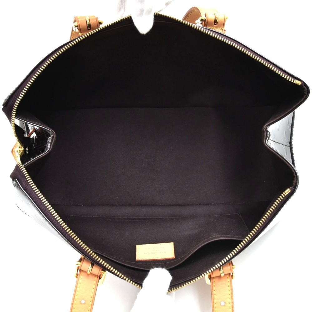 LOUIS VUITTON Monogram Vernis Patent Embossed Leather Amarante Rosewood Bag  Dark purple Patent leather ref.692129 - Joli Closet