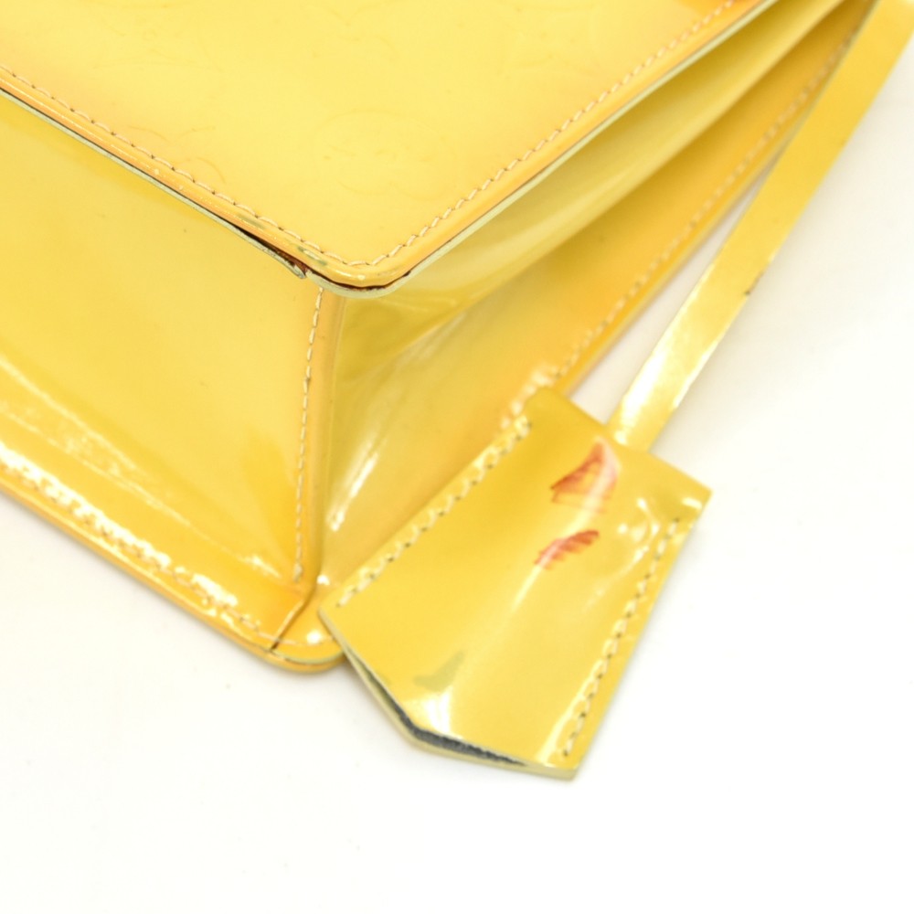 Louis Vuitton Spring Street Yellow Patent leather ref.962717
