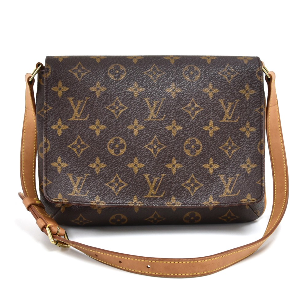 Louis Vuitton] Louis Vuitton Musette Tango S Shoulder Bag Dami Cambus Tea  LM1003 Engraved Ladies Shoulder Bag A rank – KYOTO NISHIKINO