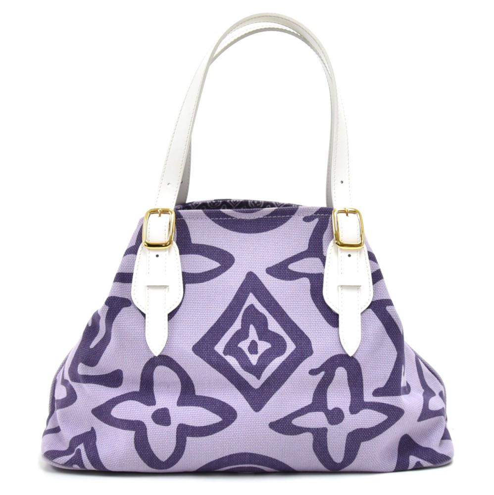 Louis Vuitton Limited Edition Violet Monogram Empire Levant Bag