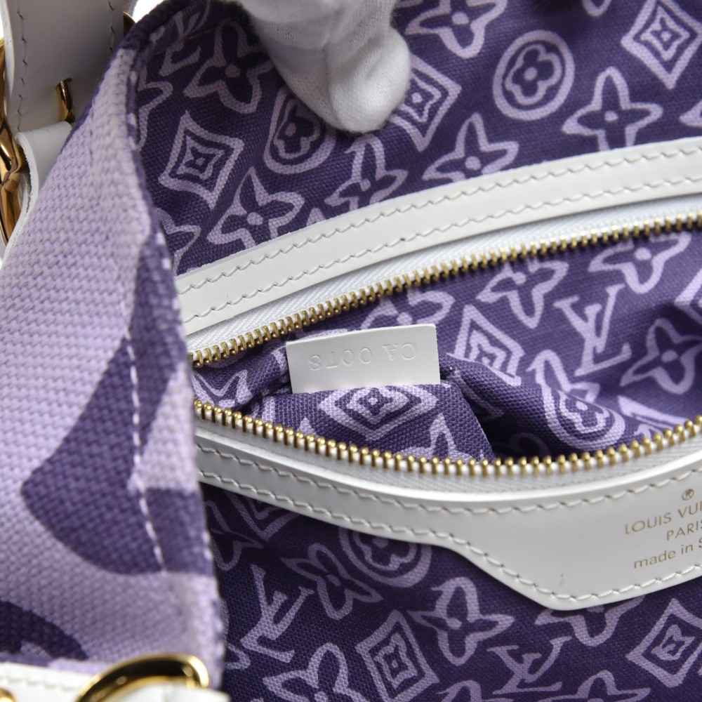 Louis Vuitton Purple Monogram Tahitienne Cabas PM Cloth Cloth ref.1010439 -  Joli Closet