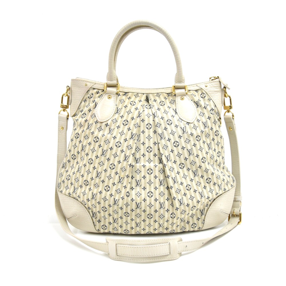 Louis Vuitton Vintage - Monogram Mini Lin Croisette Marina PM Bag - White  Pink - Leather Handbag - Luxury High Quality - Avvenice