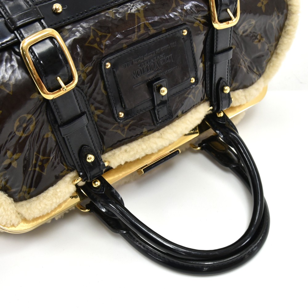 Louis Vuitton Monogram Storm Shearling Handbag