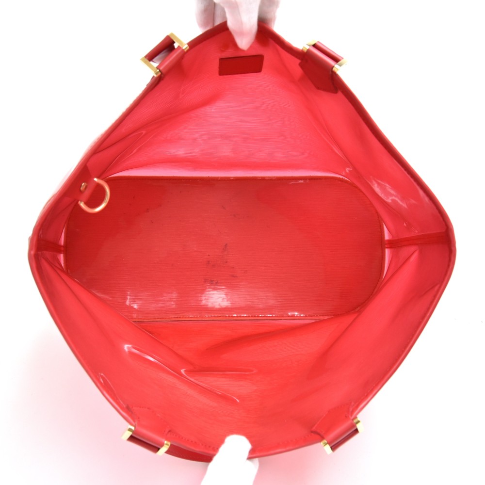 Used Louis Vuitton Tote Bag/Pvc/Red/M92152/Plage Bahia/Clear/Epi/Handbag/Red  Bag