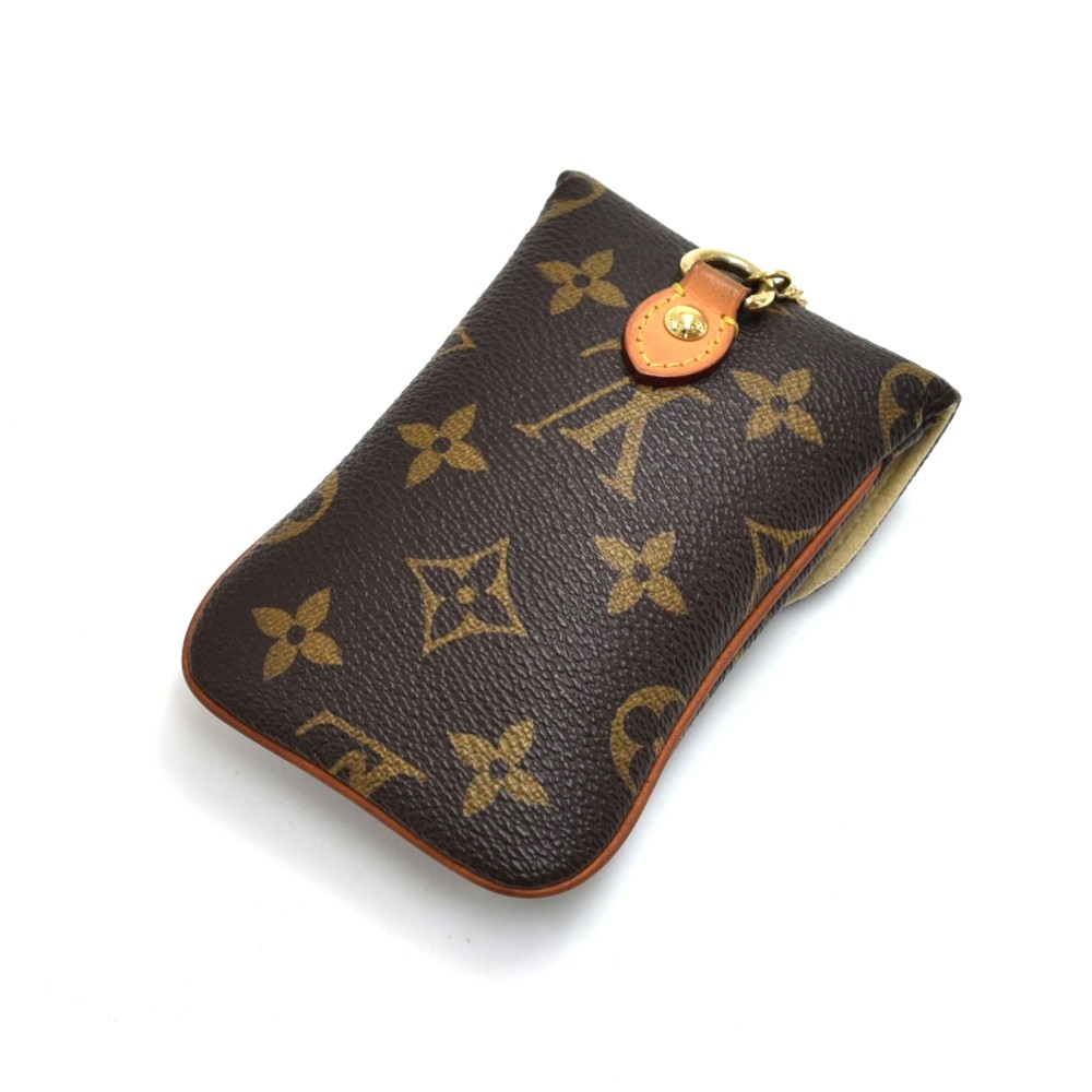 Louis Vuitton Phone Case Shoulder Mini Bag Monogram Canvas X Beige