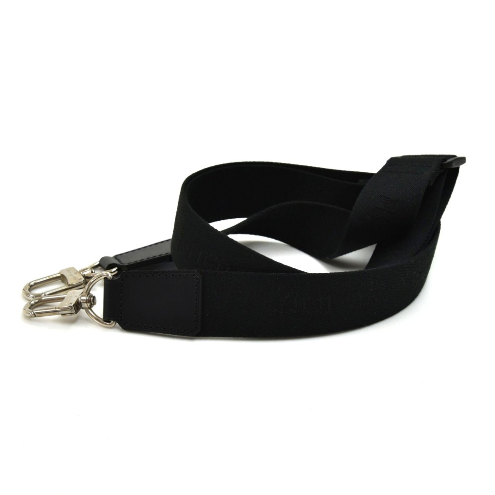 Louis Vuitton Black Nylon Adjustable Shoulder Strap - Yoogi's Closet