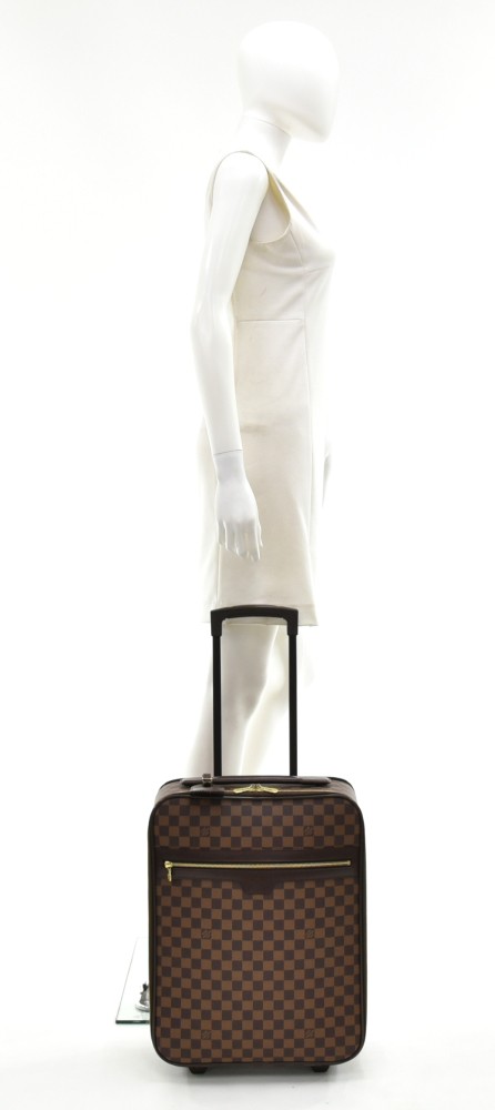 Auth Louis Vuitton Damier Pegase 45 Travel Bag Carry-On Suitcase  9D101440MKK
