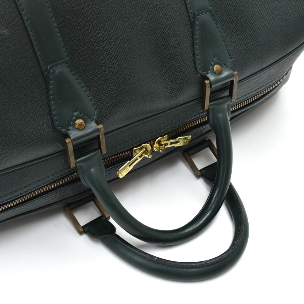 Lot 137 - Louis Vuitton Green Taiga Kendall Travel Bag