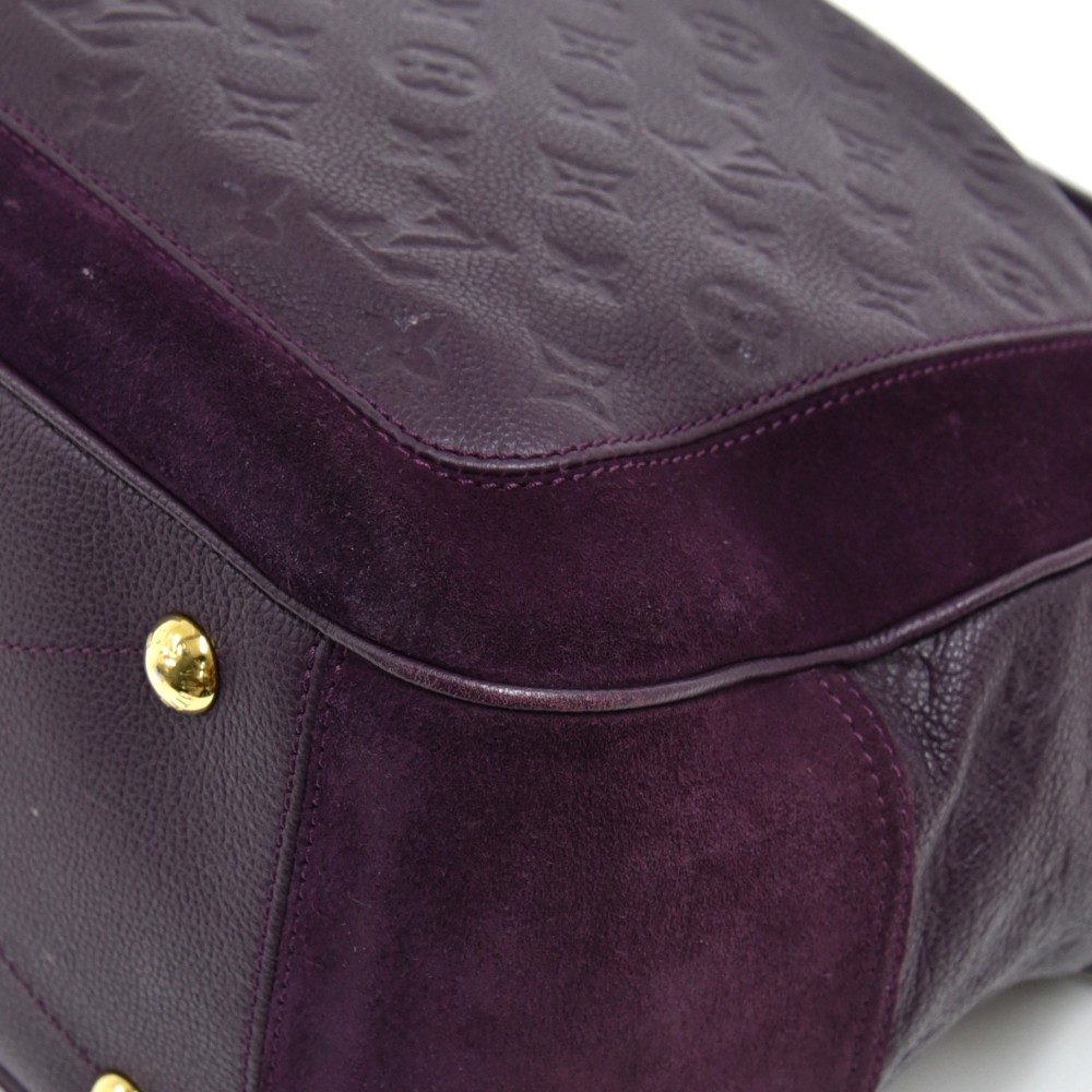 Audacieuse leather bag Louis Vuitton Purple in Leather - 26793324
