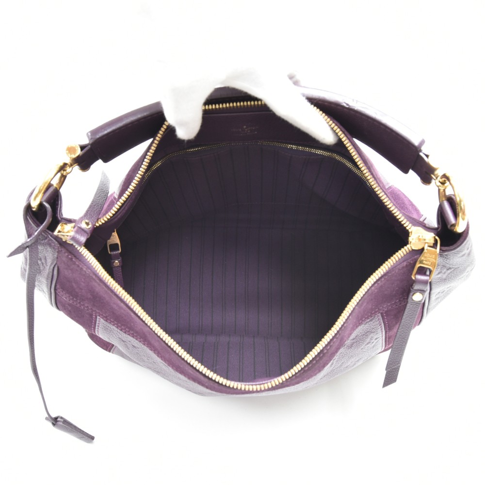 Audacieuse leather bag Louis Vuitton Purple in Leather - 26793324