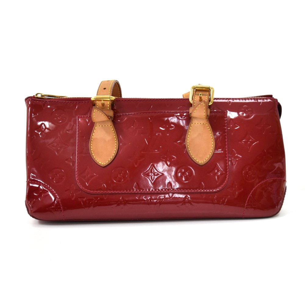 Authenticated Used Louis Vuitton Vernis Sherwood PM M91494 Women's Shoulder  Bag Pomme D'amour 