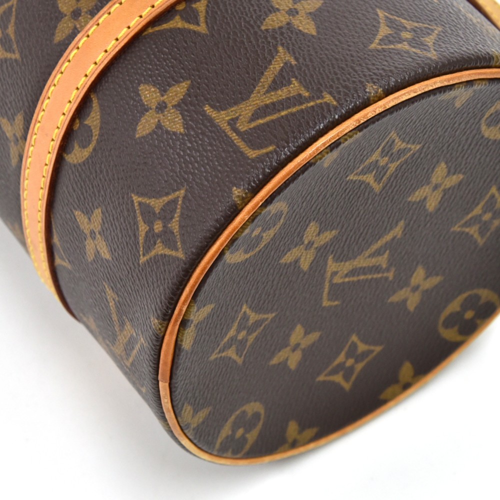 Authenticated Used Louis Vuitton Bag Monogram Papillon 26 Brown x Gold  Hardware Canvas Handbag Ladies M51366 