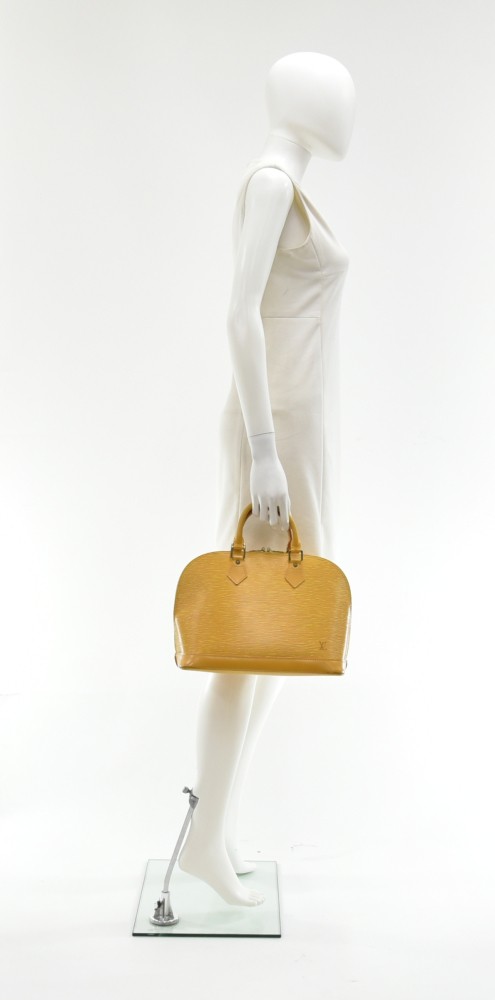 Louis Vuitton Vintage - Epi Alma PM - Yellow - Leather and Epi Leather  Handbag - Luxury High Quality - Avvenice