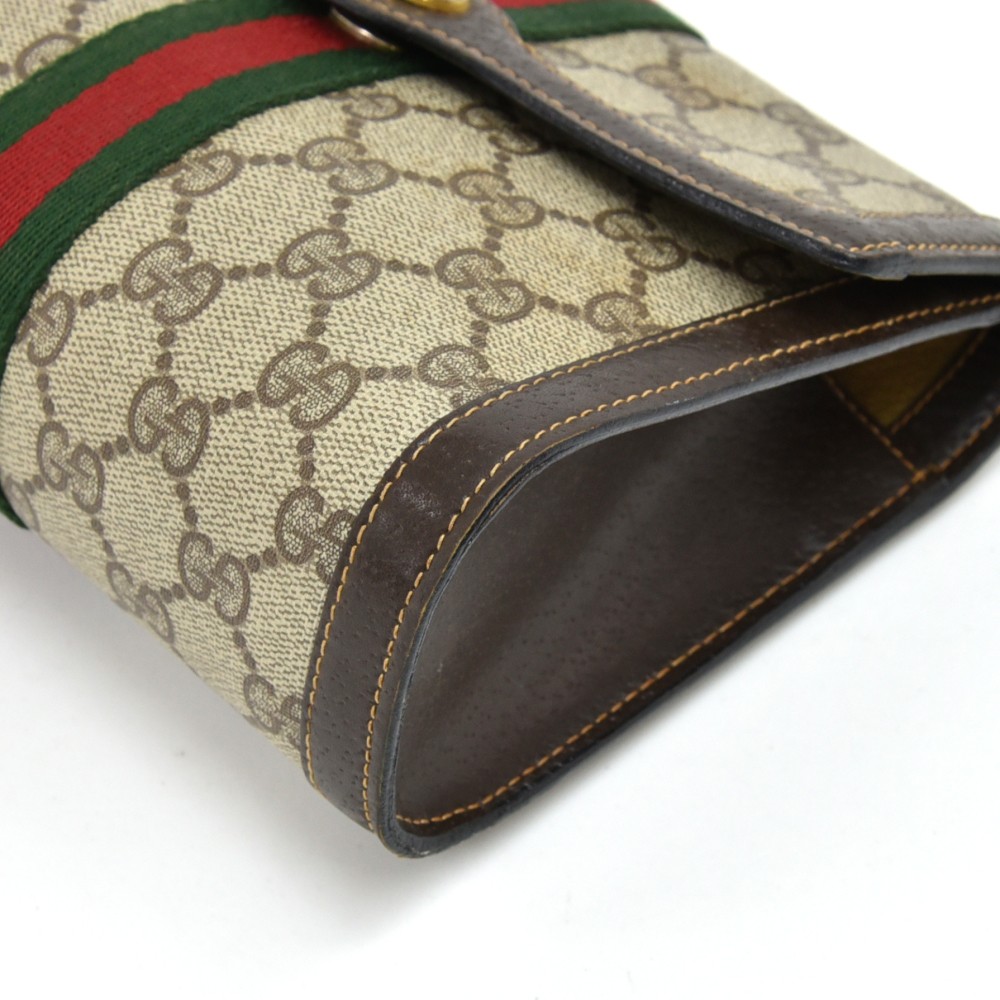 Vintage Gucci GG Supreme Cream Canvas Clutch Bag 90402050 062023 $100 –  KimmieBBags LLC