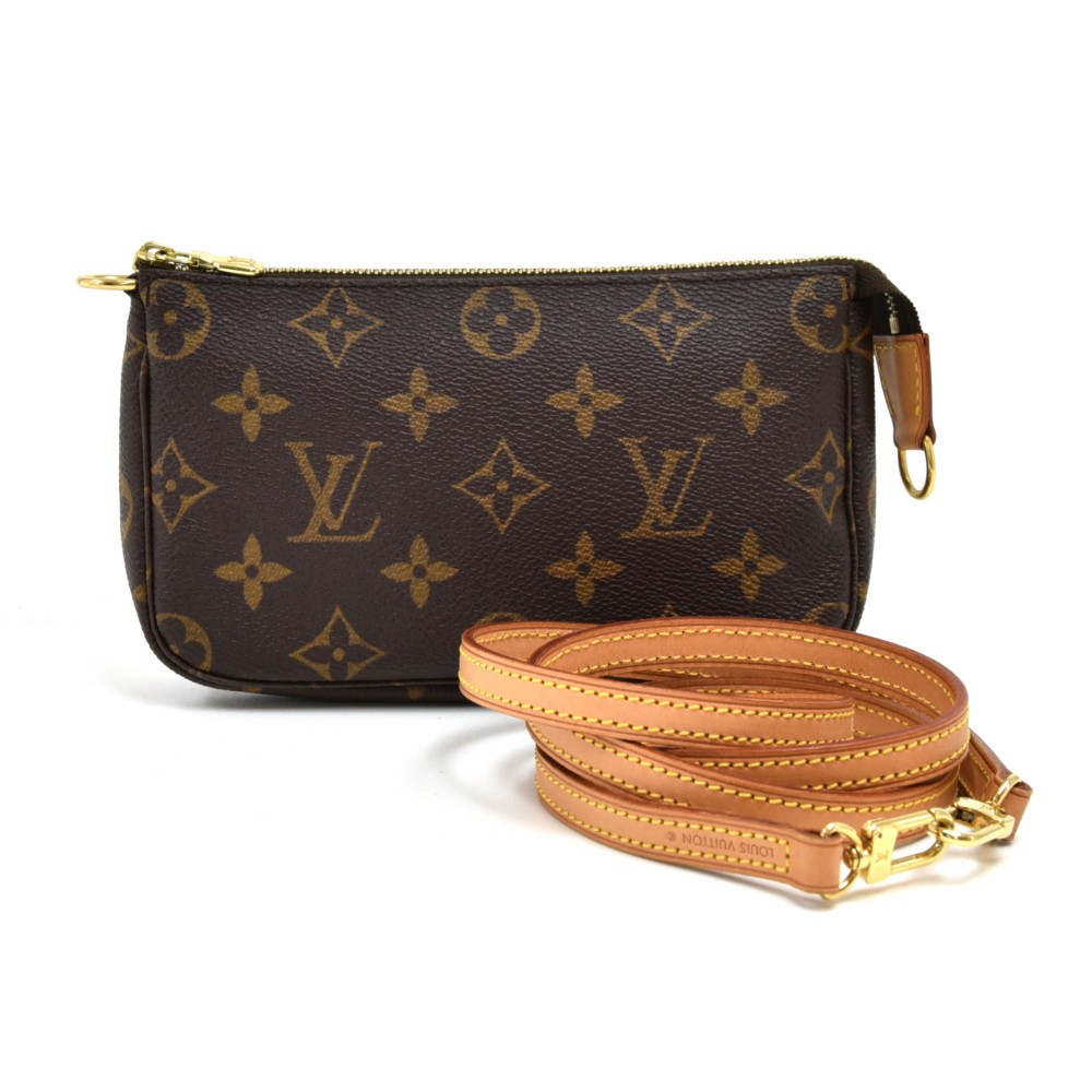 Louis+Vuitton+Pochette+Accessoires+Monogram+Shoulder+Bag+Mini+