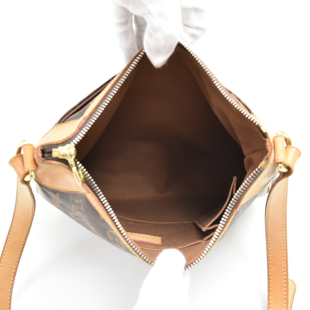 Louis Vuitton Monogram Canvas Odeon GM Tote Shoulder Bag Brown Cloth  ref.965337 - Joli Closet