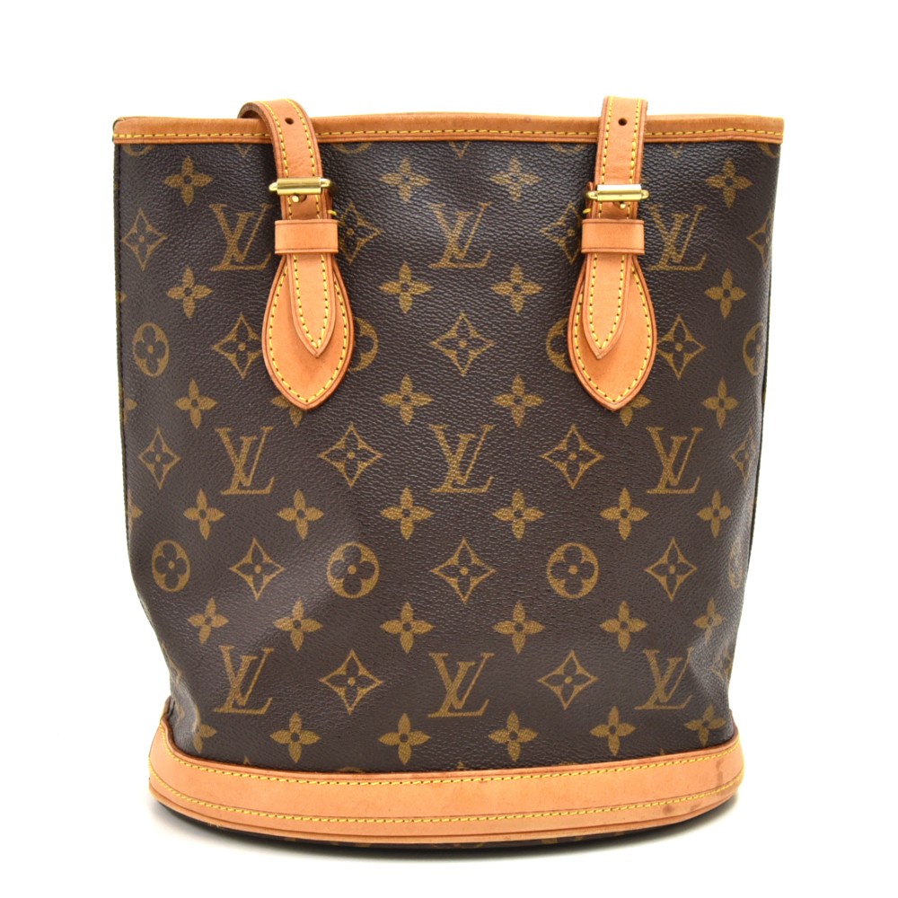 LOUIS VUITTON Monogram Bucket PM Shoulder Bag FL0054 – LuxuryPromise