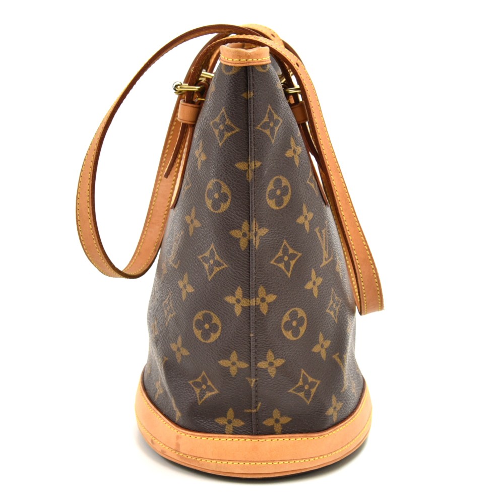 Louis Vuitton, Bags, Louis Vuitton Monogram Bucket Pm Shoulder Bag M42238  Lv G4963
