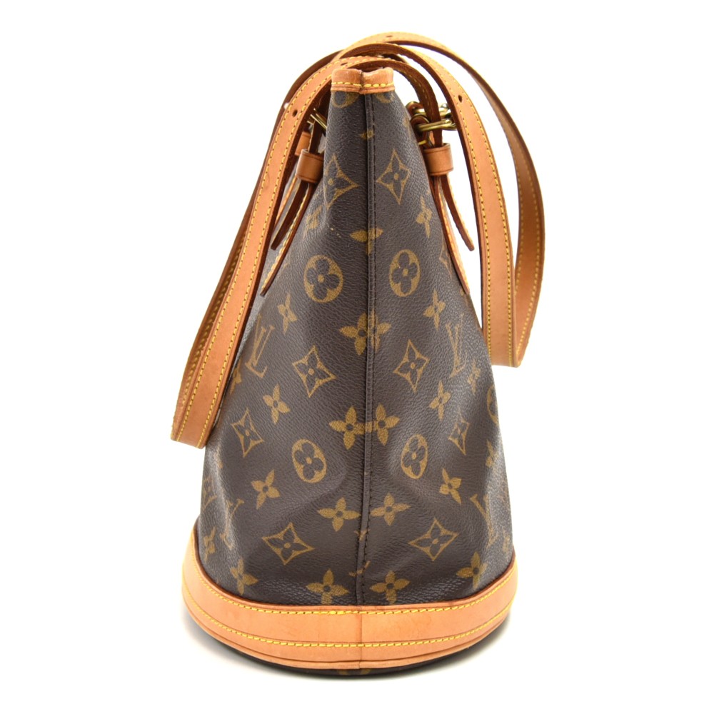 Louis Vuitton Monogram Bucket PM Shoulder Tote Bag M42238 From JPN 002  5975243