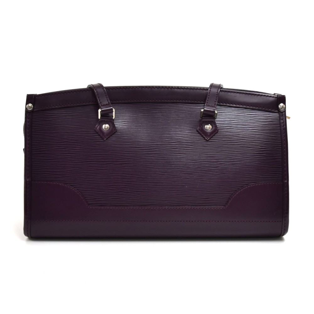 Louis Vuitton - Authenticated Madeleine Handbag - Leather Purple Plain for Women, Good Condition