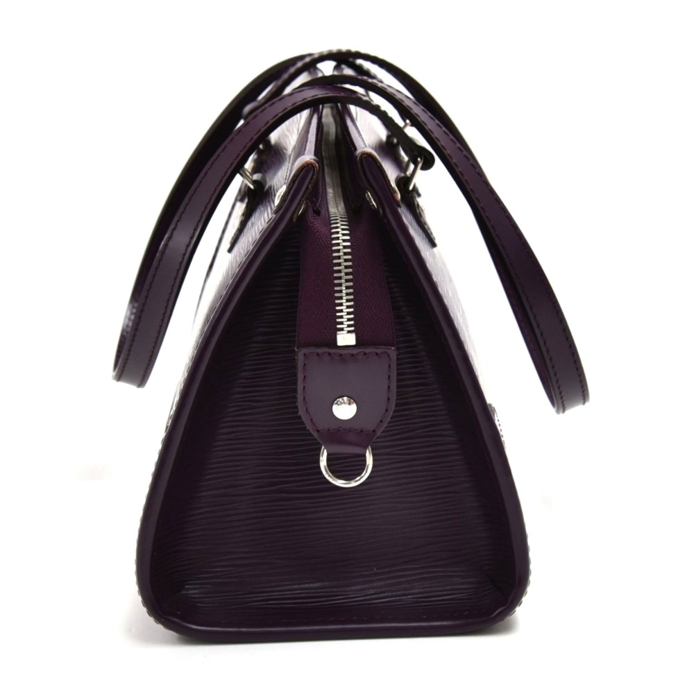 Louis+Vuitton+Madeleine+Shoulder+Bag+PM+Black+Epi+Leather for sale online