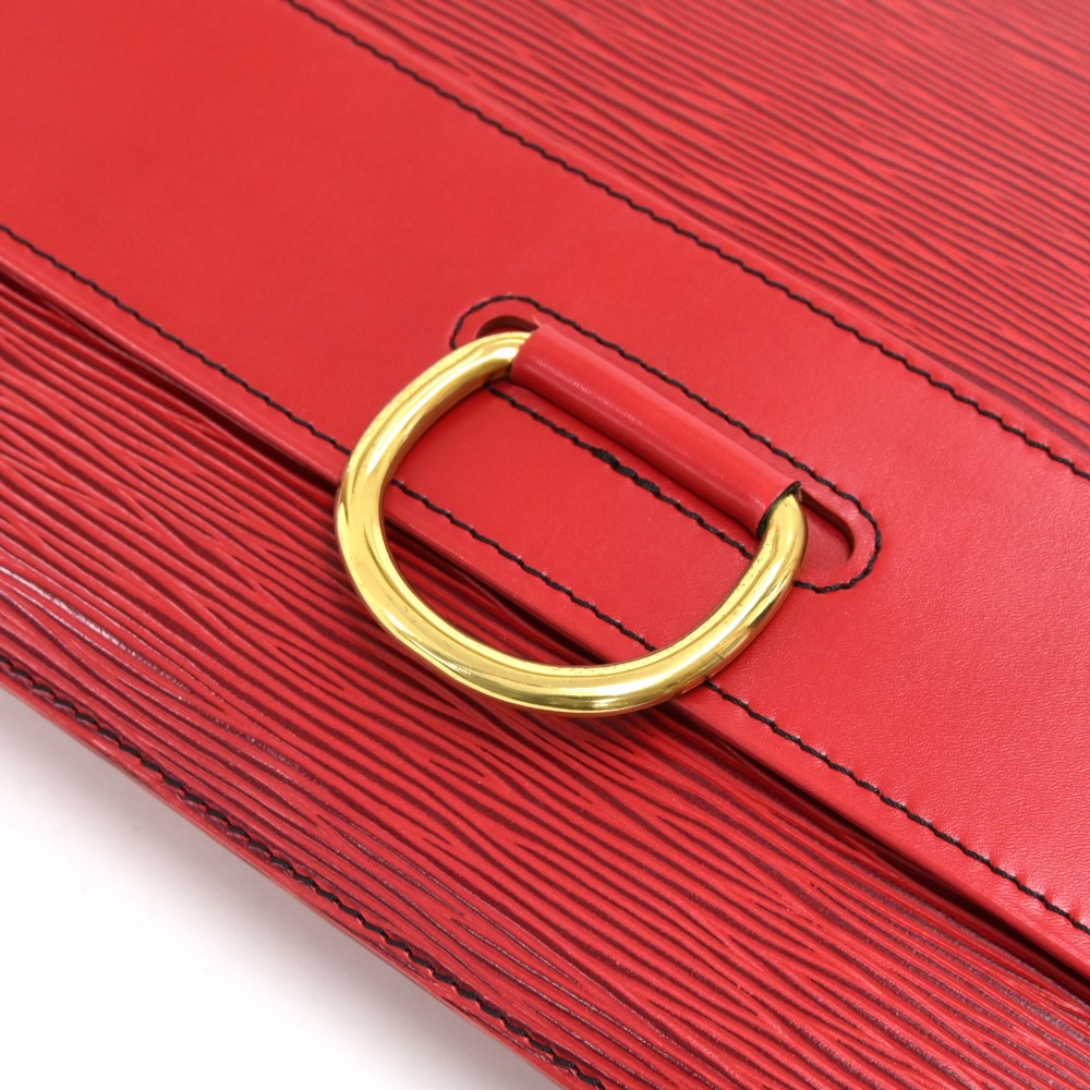 Authentic Louis Vuitton Monogram Pochette Lena Ring Fold Clutch