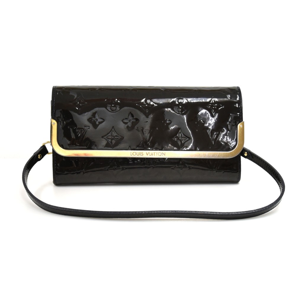 Rossmore patent leather clutch bag