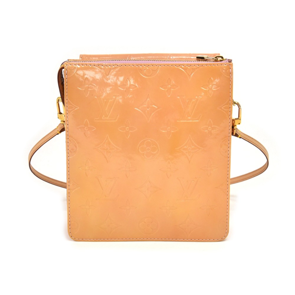 Louis Vuitton, Bags, Louis Vuitton Mott Beige Vernis Leather Shoulder Bag