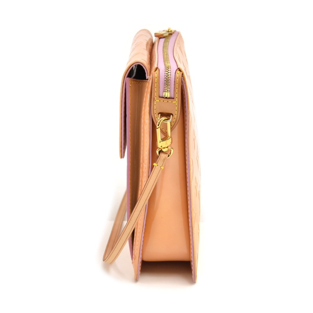 Louis Vuitton “sunset orange” in Vernis leather. In new condition