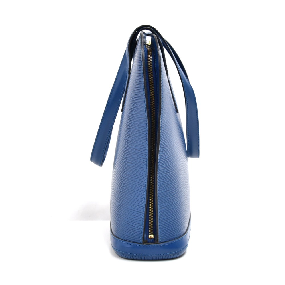 Sold at Auction: Louis Vuitton, Louis Vuitton Blue Epi Leather Lussac Tote  Set