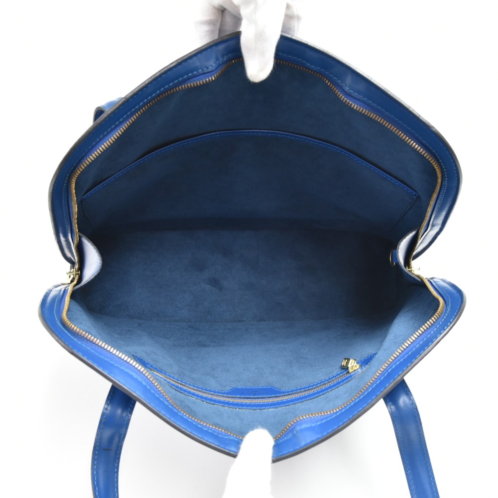Louis Vuitton Shoulder Bag in Blue Fabric – Fancy Lux