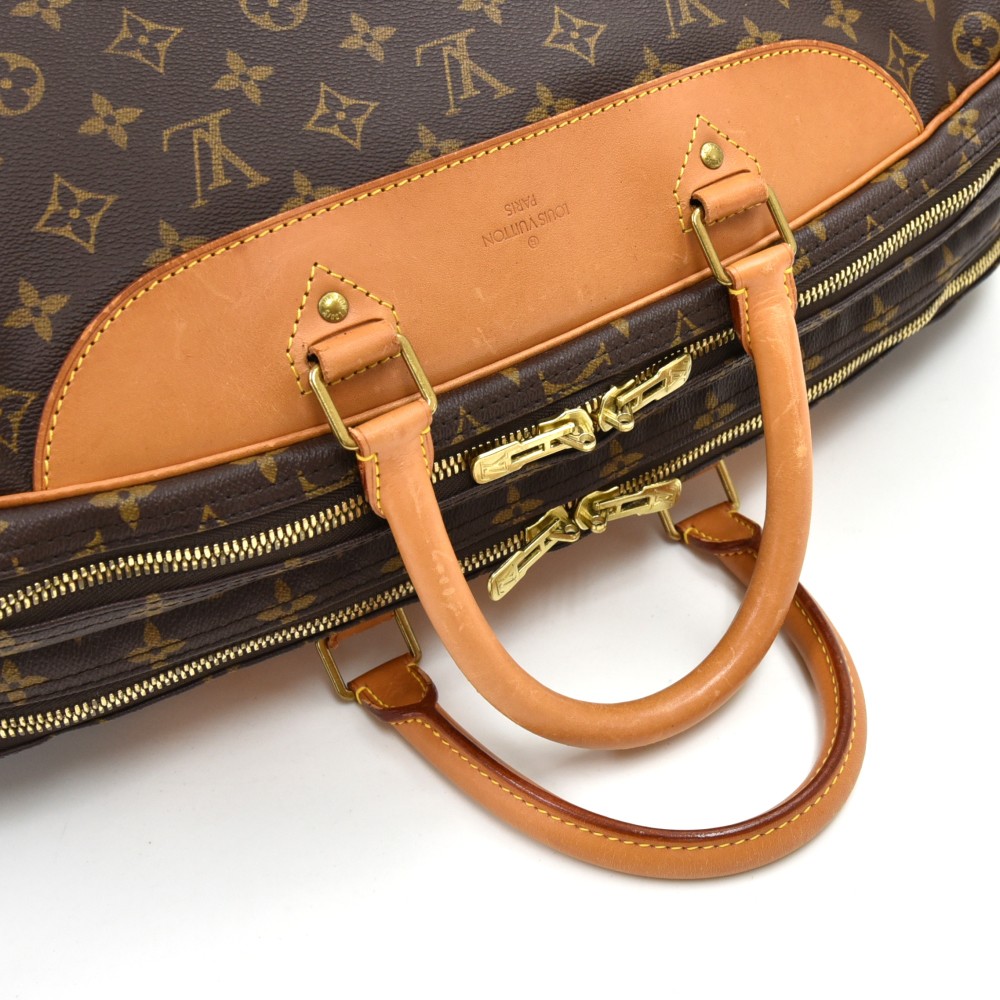 000406 Louis Vuitton Alize Monogram Double Zippy Suitcase w