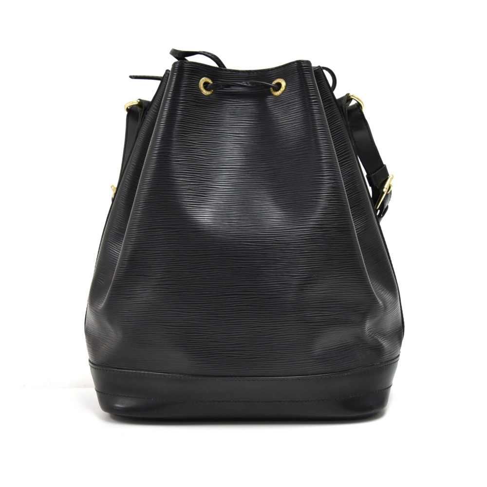 Louis Vuitton Black EPI Leather Large Noe Bag