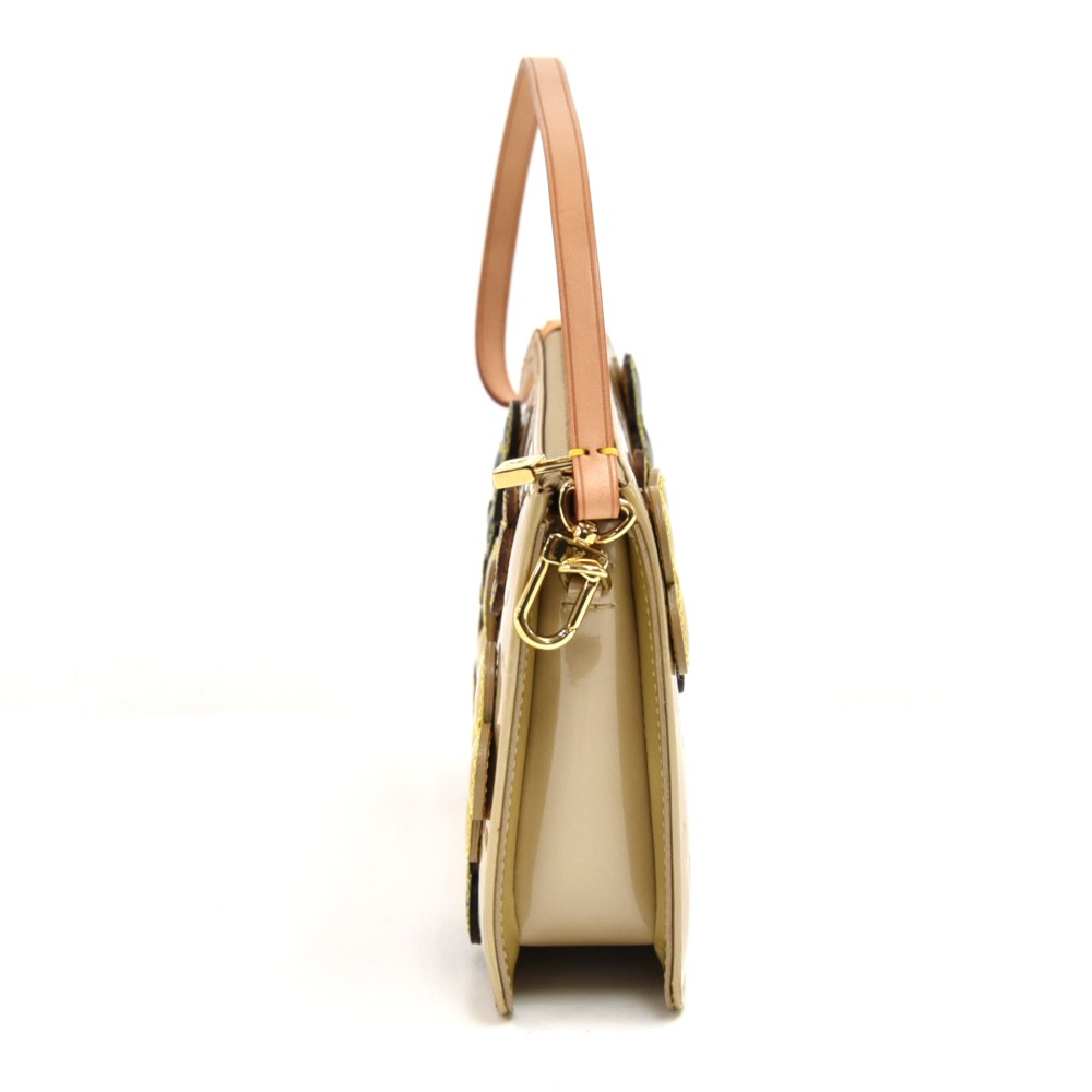 Manhattan leather handbag Louis Vuitton Beige in Leather - 38657285