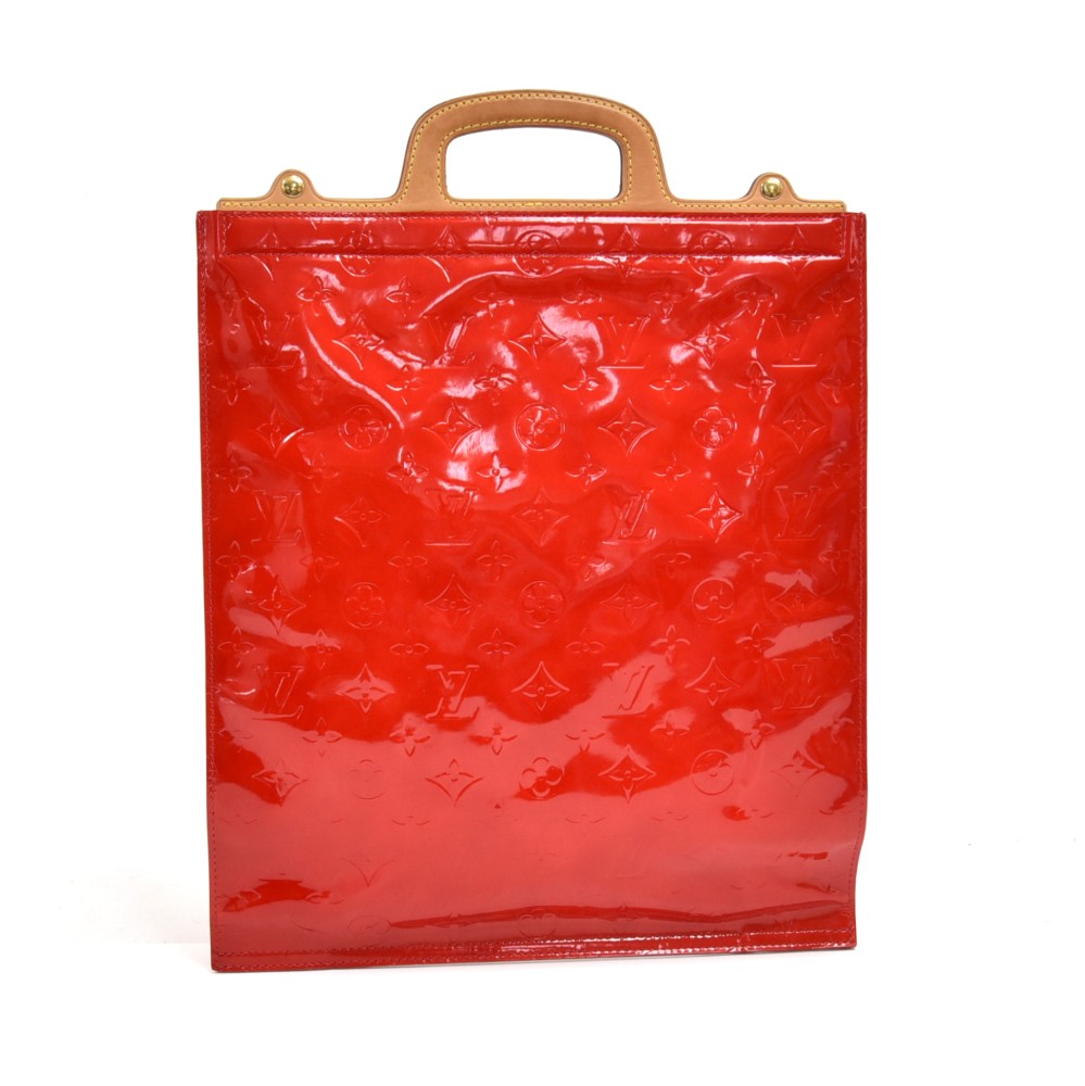 Louis Vuitton Red Monogram Vernis Stanton Tote Bag Upcycle Ready 329sl –  Bagriculture